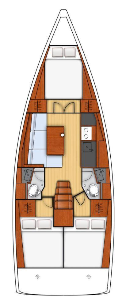 Verhuur Zeilboot in Marina (City) - Bénéteau Oceanis 38.1