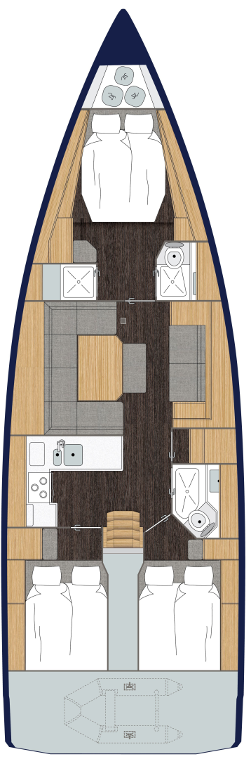 Huur een Bavaria Bavaria C45 in Fethiye