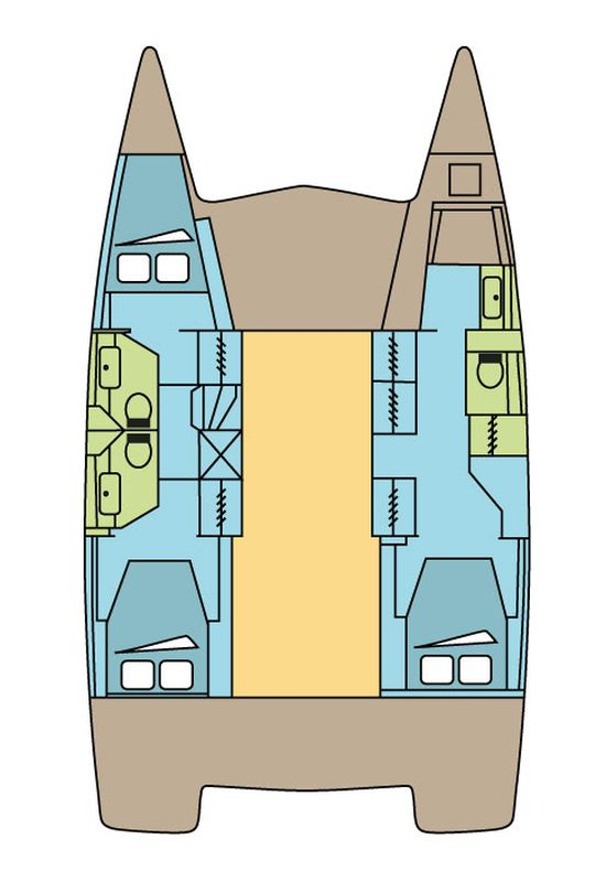 Bootverhuur Fountaine Pajot Isla 40 in Parham Town via SamBoat