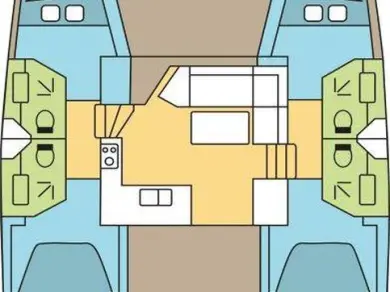 Verhuur Catamaran Fountaine Pajot met vaarbewijs