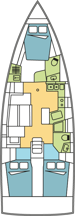 Huur een Bénéteau Oceanis 40.1 in Seget Donji