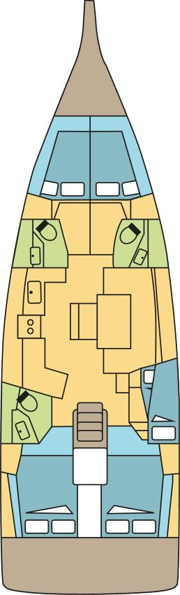 Verhuur Zeilboot Bénéteau met vaarbewijs