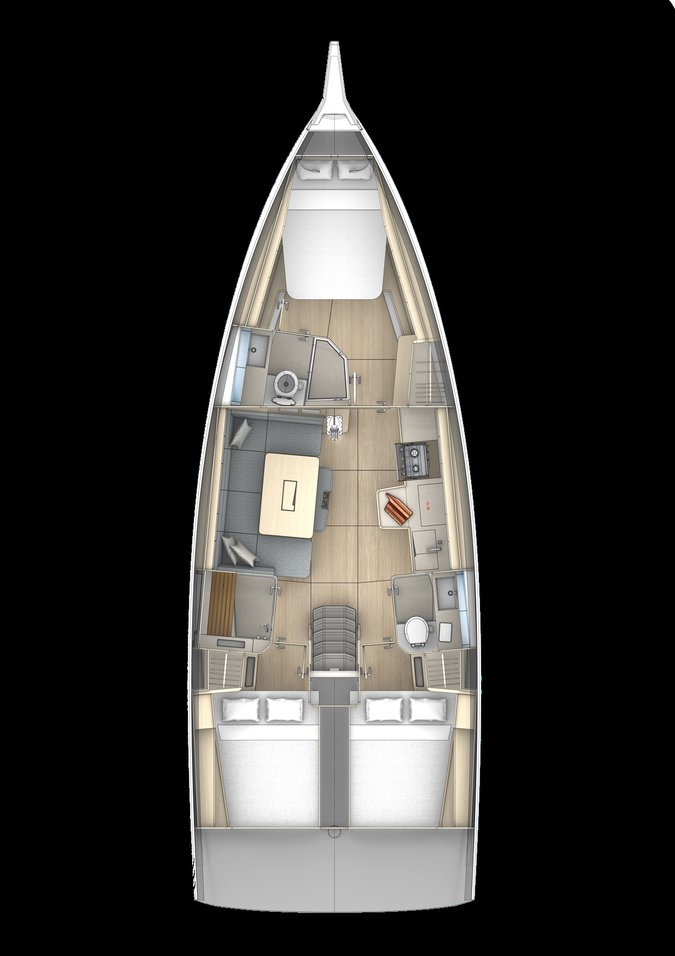 Verhuur Zeilboot in Frenchtown - Dufour Dufour 430