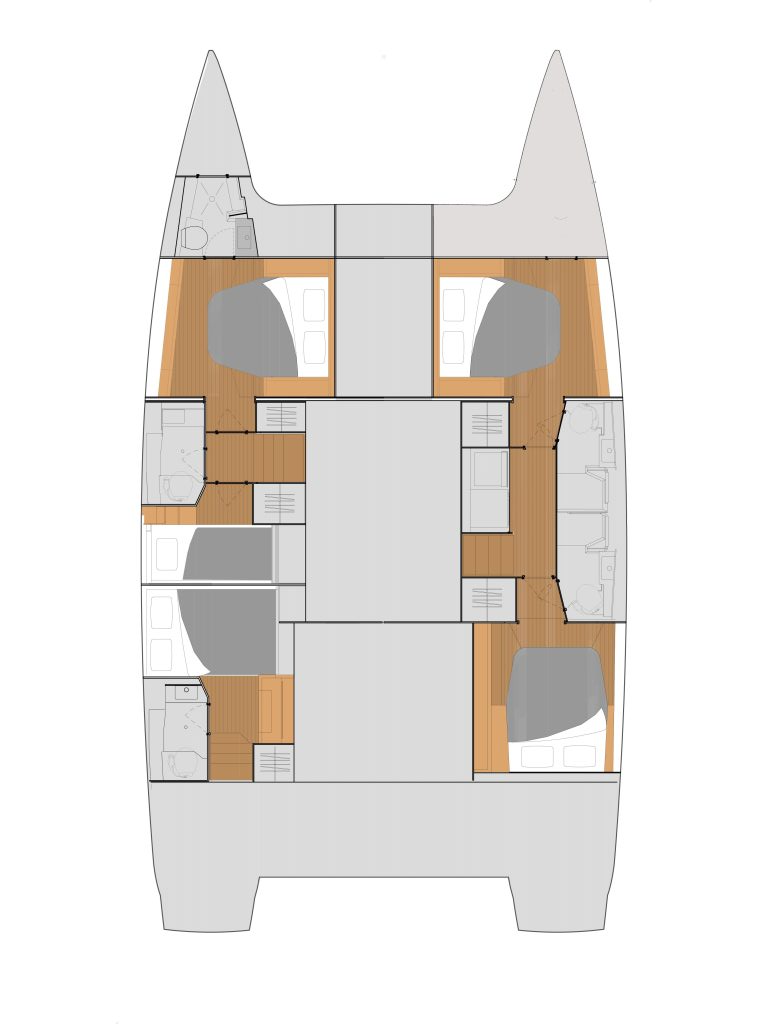 Huur een Fountaine Pajot Tanna 47 in Frenchtown