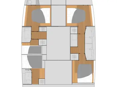 Huur een Fountaine Pajot Tanna 47 in Frenchtown
