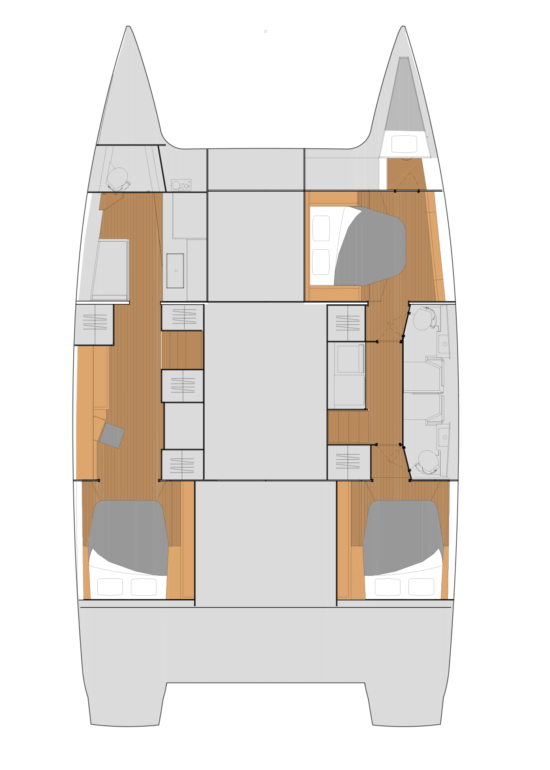 Fountaine Pajot Tanna 47 te huur van particulier of professional in Frenchtown