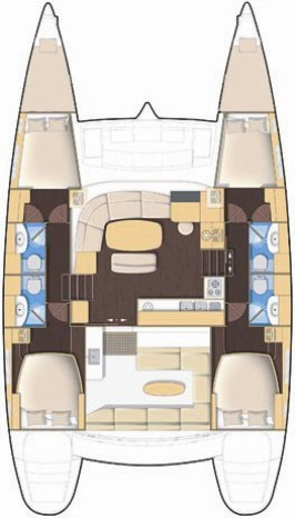 Verhuur Catamaran in Ko Samui (Koh Samui) - Lagoon Lagoon 440