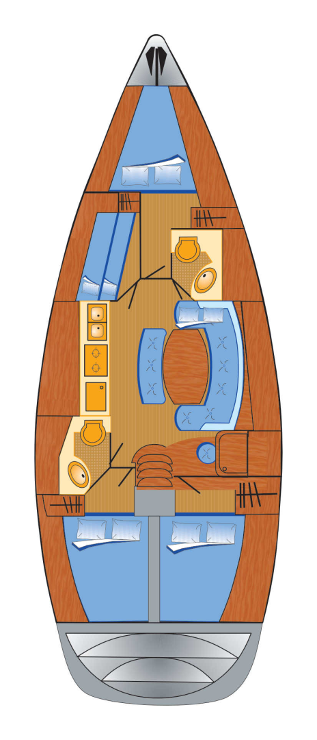 Verhuur Zeilboot Bénéteau met vaarbewijs