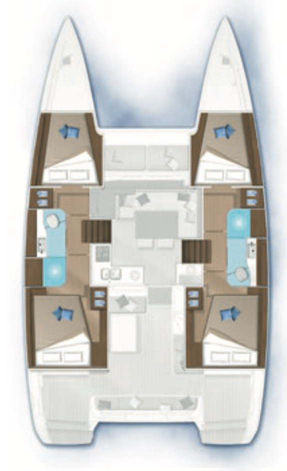 Verhuur Catamaran in Paraty - Lagoon Lagoon 40