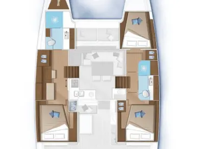 Verhuur Catamaran in Road Town - Lagoon Lagoon 40