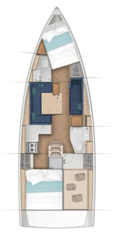 Verhuur Zeilboot in Road Town - Jeanneau Sun Odyssey 380