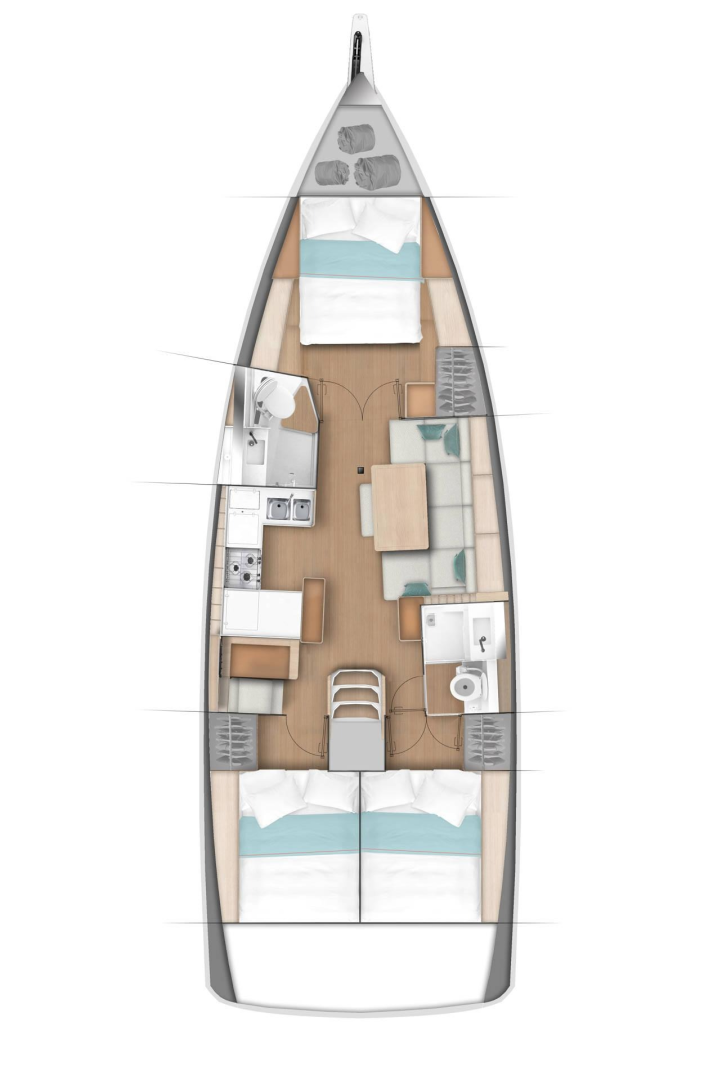 Huur een Jeanneau Sun Odyssey 440 in Road Town