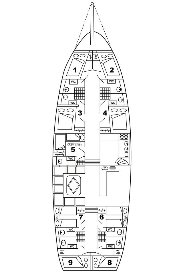 Bootverhuur Custom Made Sadri Usta 1 in Tivat via SamBoat