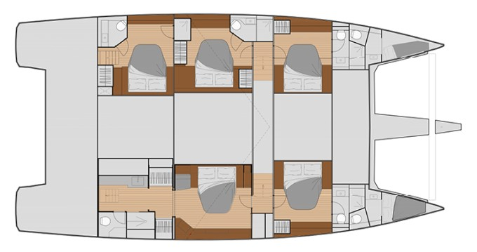 Verhuur Catamaran Fountaine Pajot met vaarbewijs
