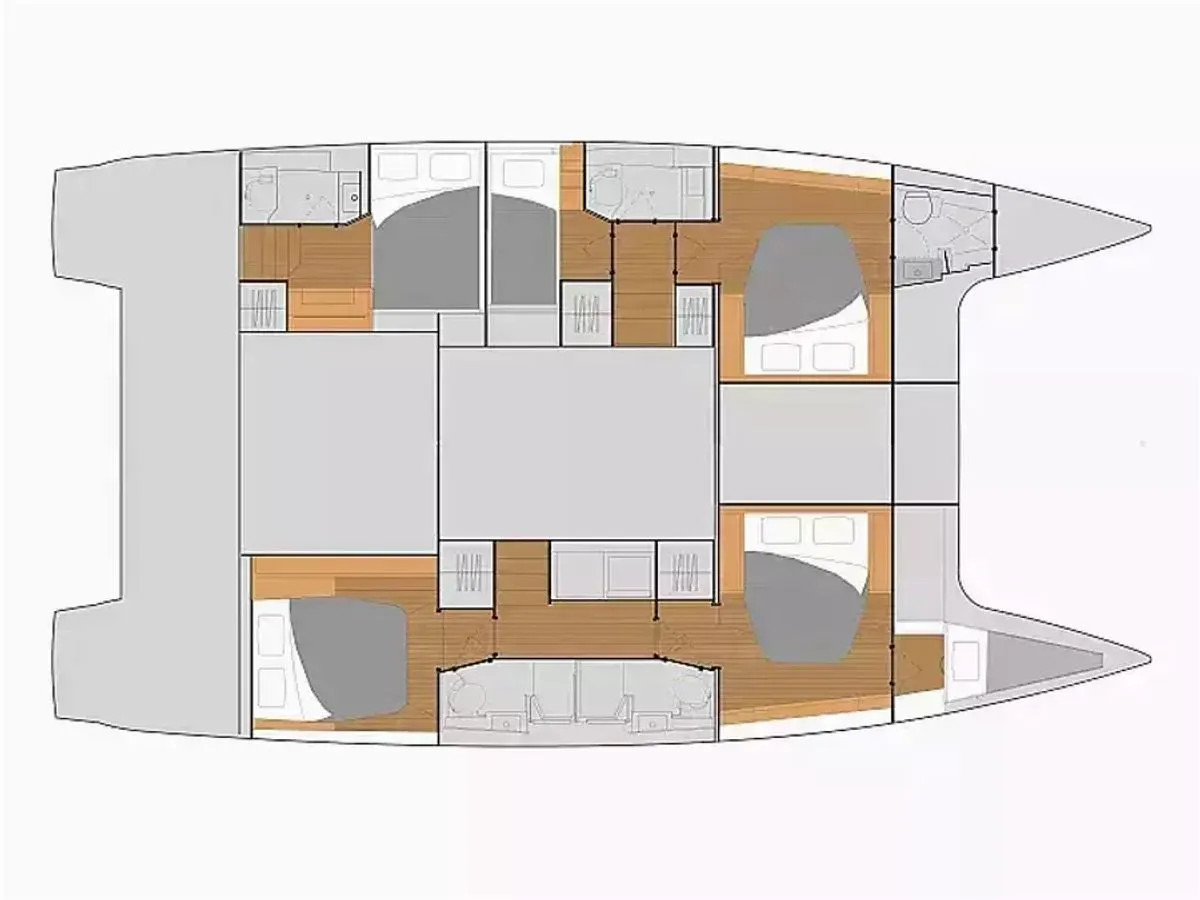 Verhuur Catamaran Fountaine Pajot met vaarbewijs