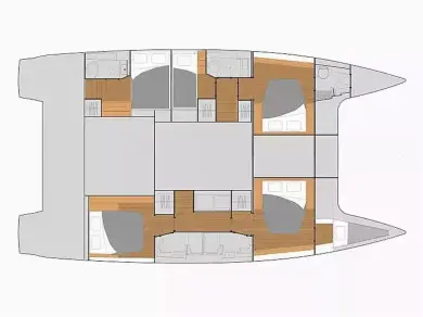 Verhuur Catamaran Fountaine Pajot met vaarbewijs