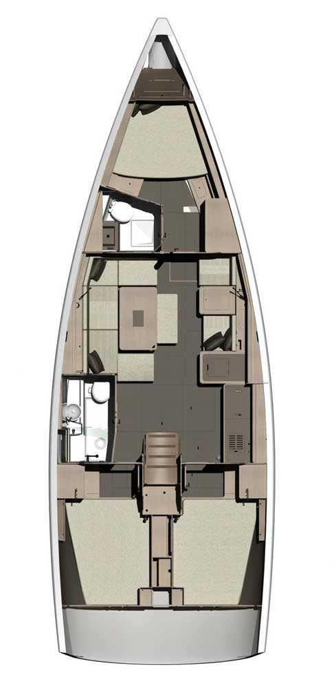 Bootverhuur Golfo Aranci goedkoop Dufour 412