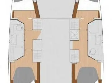 Verhuur Catamaran in Biograd na Moru - Fountaine Pajot Lucia 40