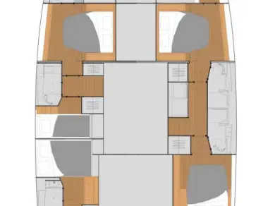 Huur een Fountaine Pajot Tanna 47 in Trogir
