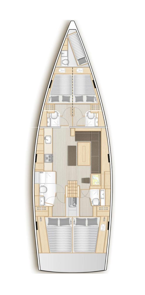 Huur een Hanse Hanse 508 in Šibenik