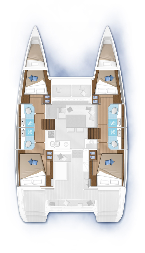 Verhuur Catamaran in Šibenik - Lagoon Lagoon 40