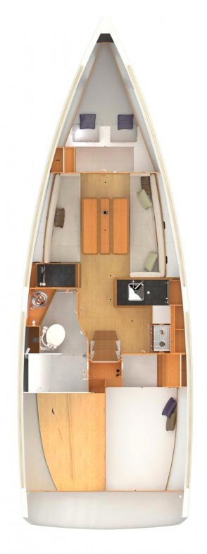 Jeanneau Sun Odyssey 349 te huur van particulier of professional in Zadar