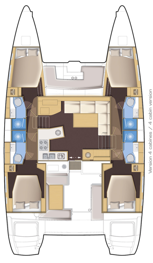 Bootverhuur Palma de Mallorca goedkoop Lagoon 450