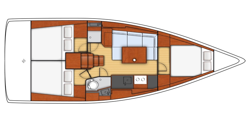 Bootverhuur Biograd na Moru goedkoop Oceanis 38