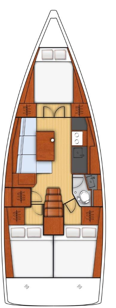 Verhuur Zeilboot in Biograd na Moru - Bénéteau Oceanis 38.1