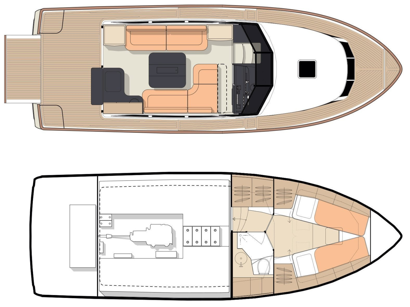 Verhuur Jacht in Pirovac - Greenline Yachts Greenline 33