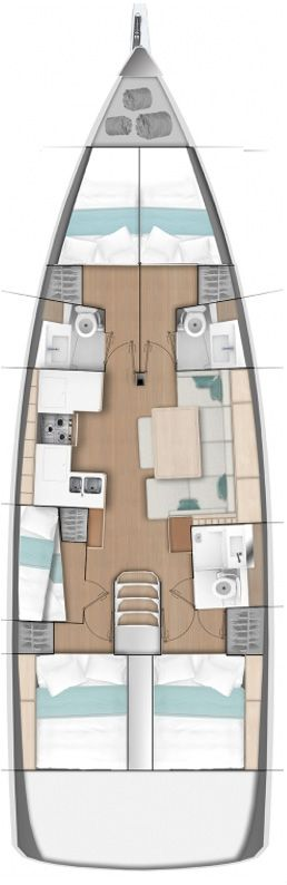 Bootverhuur Lávrio goedkoop Sun Odyssey 490