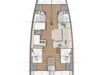 Verhuur Zeilboot in Lávrio - Jeanneau Sun Odyssey 490