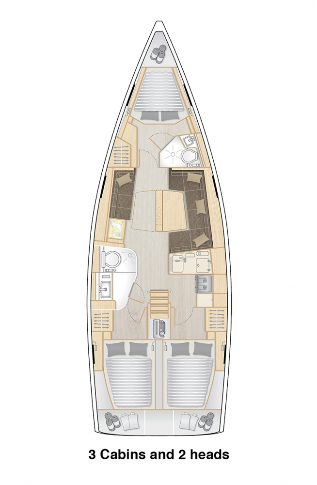 Huur een Hanse Hanse 418 in Lávrio