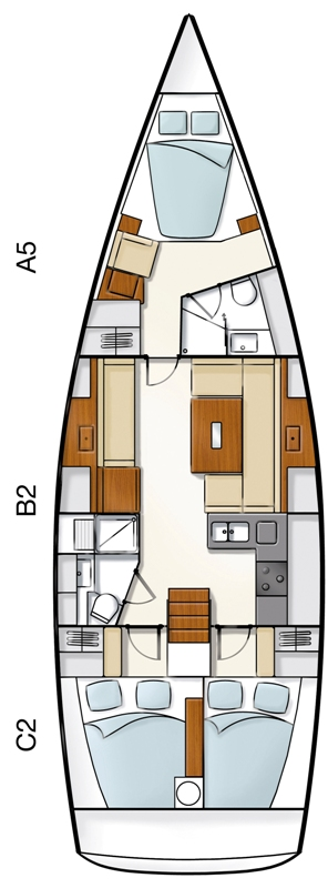 Bootverhuur Kos goedkoop Hanse 430