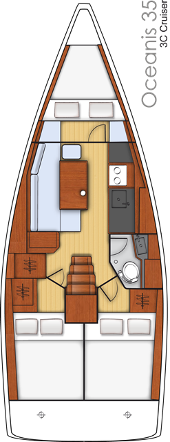 Bénéteau Oceanis 35 te huur van particulier of professional in Split