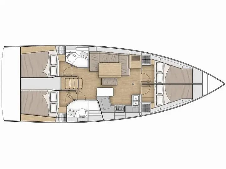 Bootverhuur Bénéteau Oceanis 40.1 in Split via SamBoat