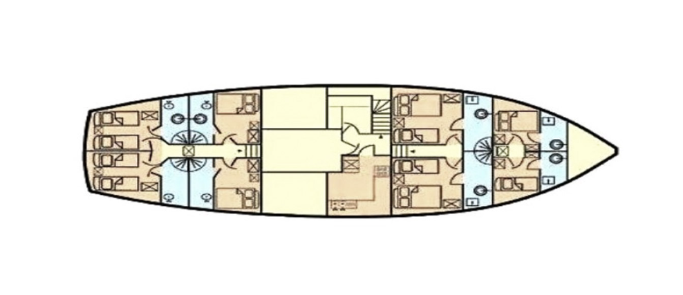 Yener-Yachts Queen of Adriatic te huur van particulier of professional in Kaštel Gomilica