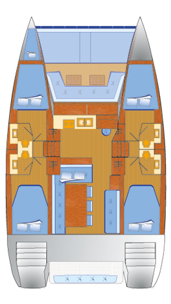 Verhuur Catamaran Bali met vaarbewijs