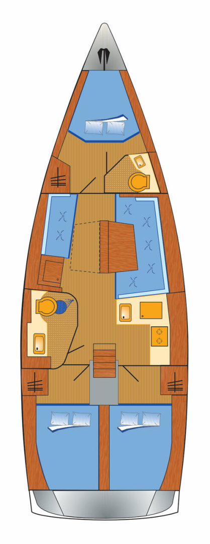 Bootverhuur Rogoznica goedkoop Hanse 418