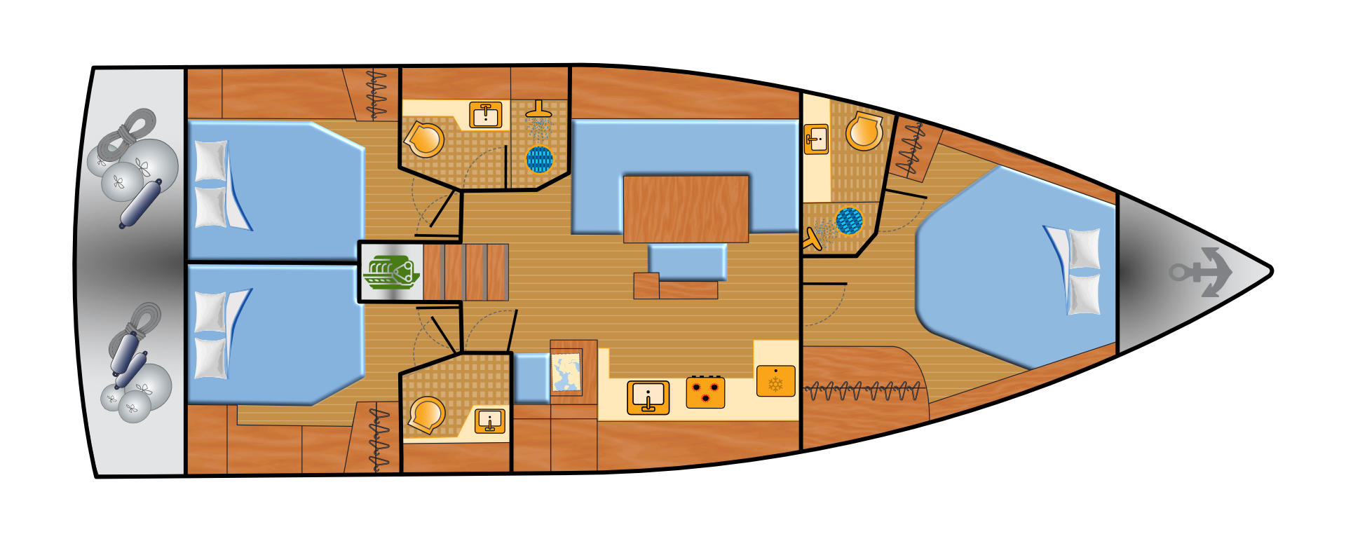 Bootverhuur Hanse Hanse 460 in Rogoznica via SamBoat