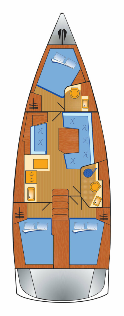 Huur Zeilboot met of zonder schipper Bénéteau in Rogoznica