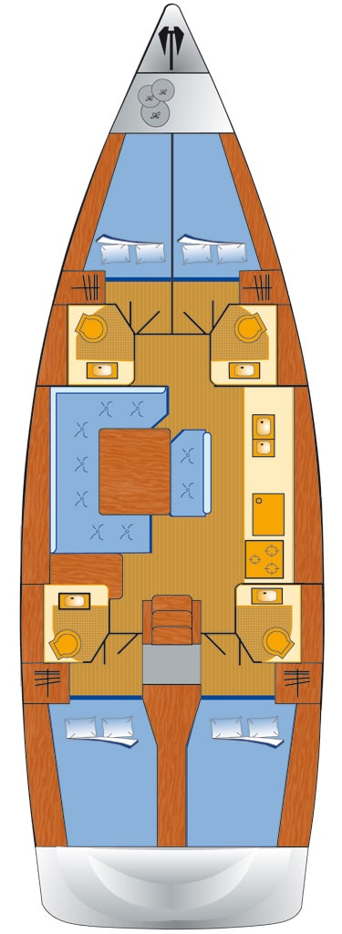 Verhuur Zeilboot in Rogoznica - Jeanneau Sun Odyssey 479