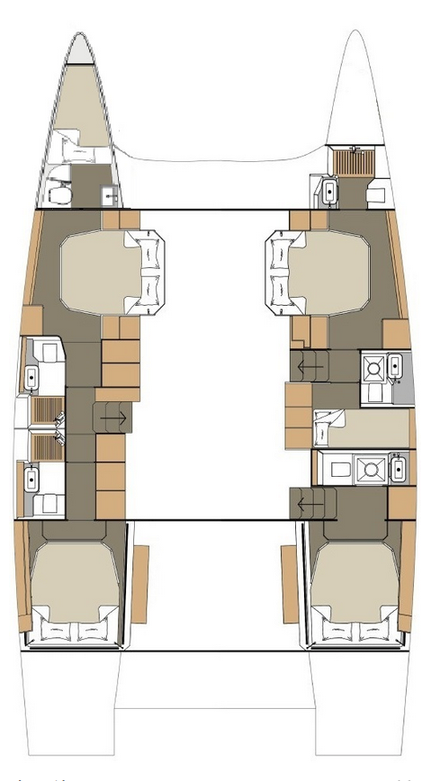 Bootverhuur Primošten goedkoop Dufour Catamarans 48 Sail