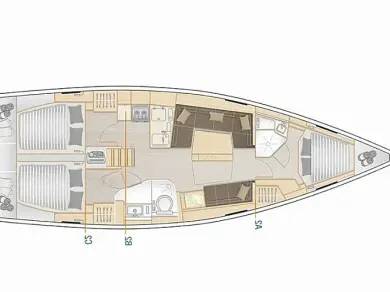 Bootverhuur Lávrio goedkoop Hanse 418