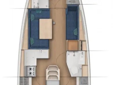 Huur een Jeanneau Sun Odyssey 380 in Komolac