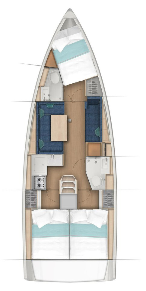 Verhuur Zeilboot Jeanneau met vaarbewijs