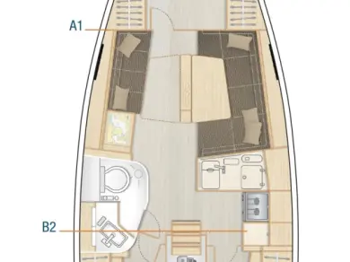 Huur een Hanse Hanse 388 in Pula