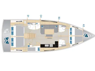 Bootverhuur Hanse Hanse 460 in Komolac via SamBoat