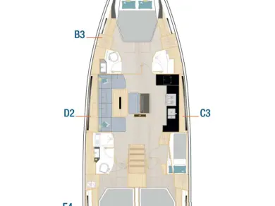 Verhuur Zeilboot Hanse met vaarbewijs