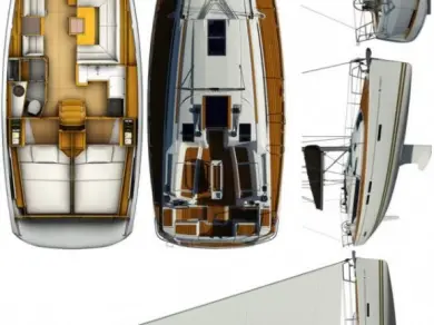 Huur een Jeanneau Sun Odyssey 409 in Gouviá